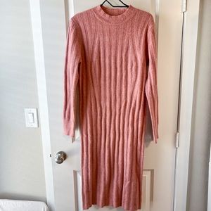Pink Sweater dress